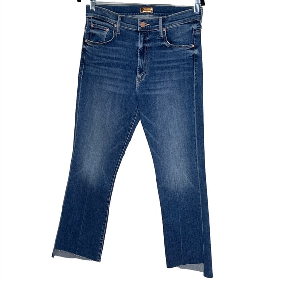 Mother Denim Insider Crop Step Fray Not 
